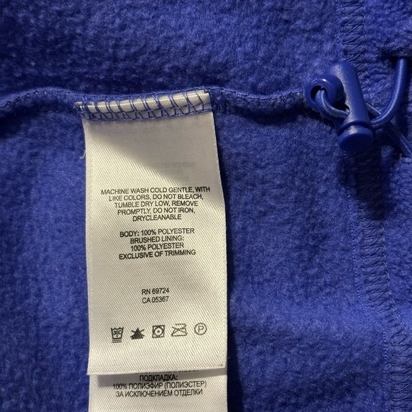 Columbia- Benton Springs Long Sleeve Fleece Cozy Jacket- purple, women’s large - Picture 4 of 5